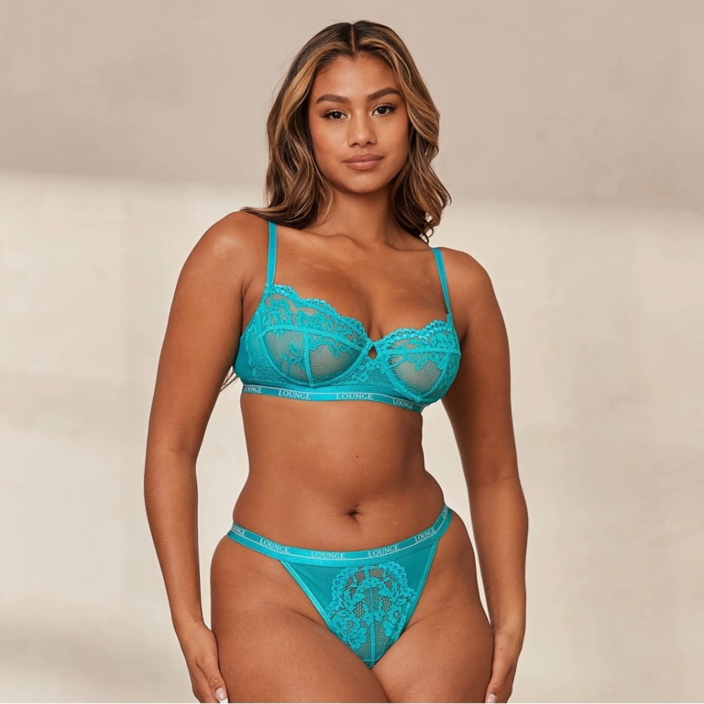 LOUNGE Underwear | Teal Balcony Bra
